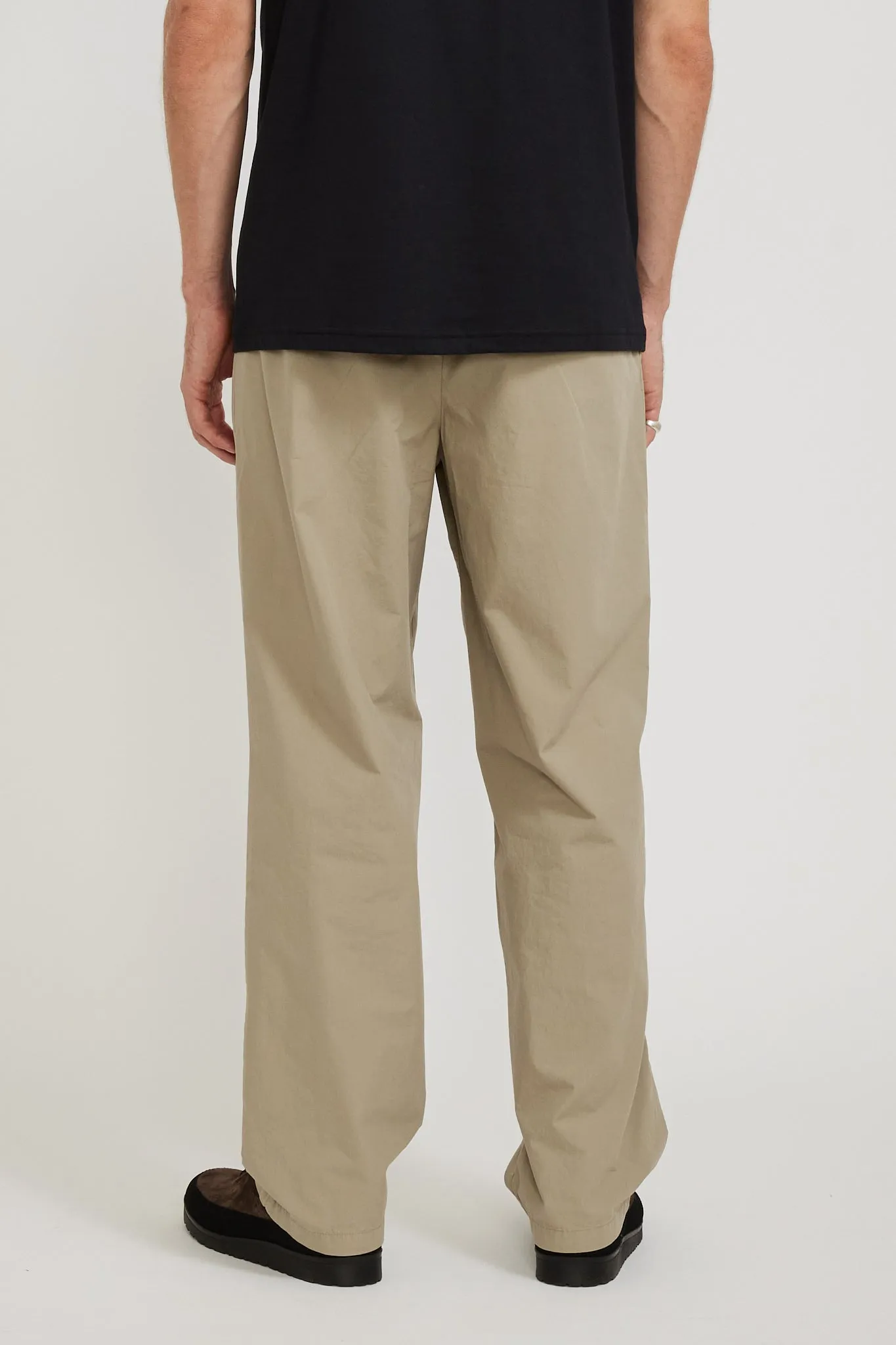 Benn Relaxed Typewriter Pleated Trouser Clay