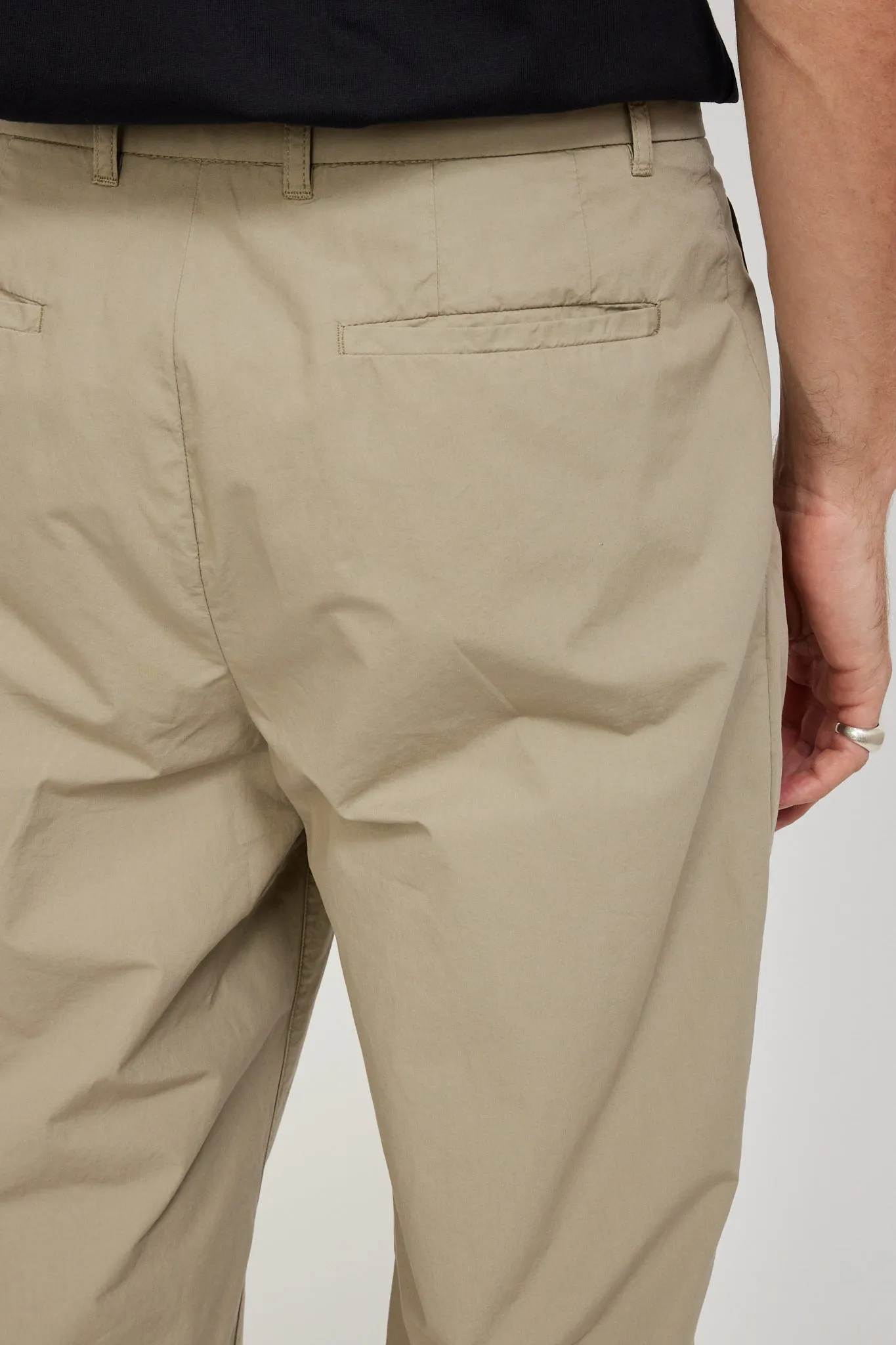 Benn Relaxed Typewriter Pleated Trouser Clay