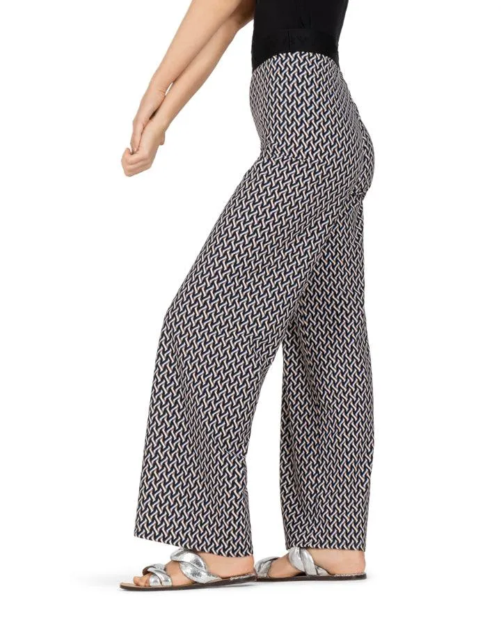 Cambio Allison Graphic Horsebit Print Pant