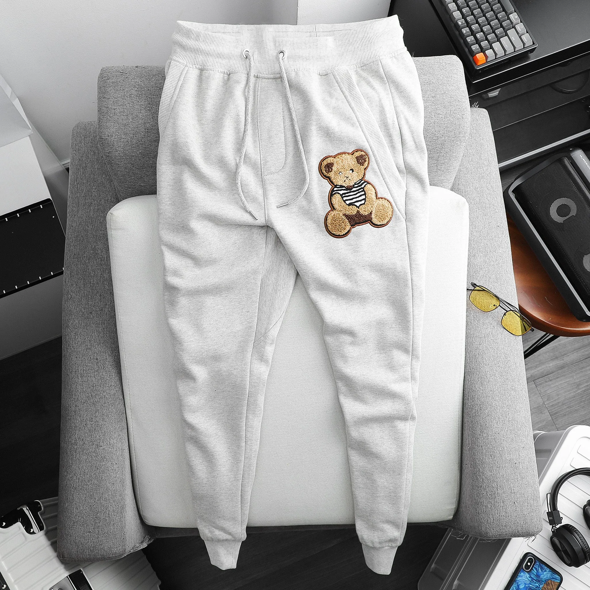 Casual bear fashion loose leggings trousers casual pants