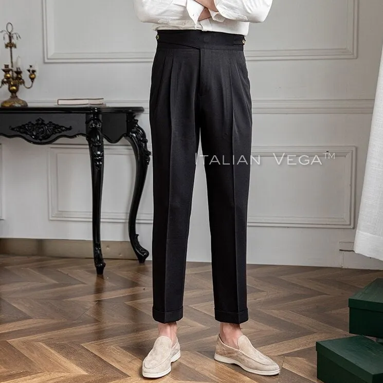 Classic Buttoned Formal Gurkha Pants by ITALIAN VEGA®