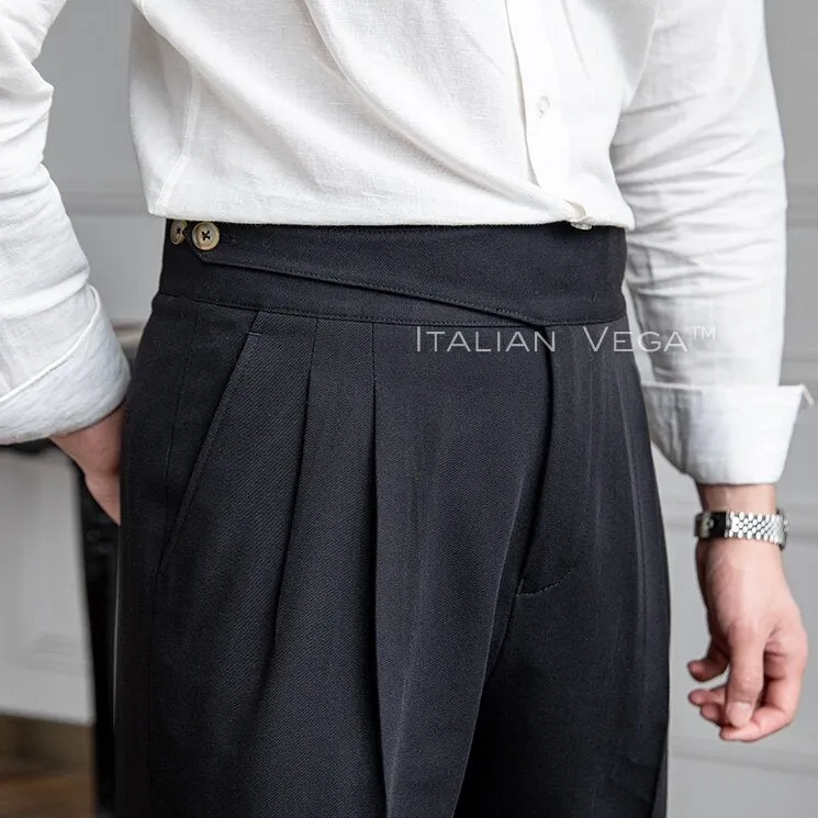 Classic Buttoned Formal Gurkha Pants by ITALIAN VEGA®