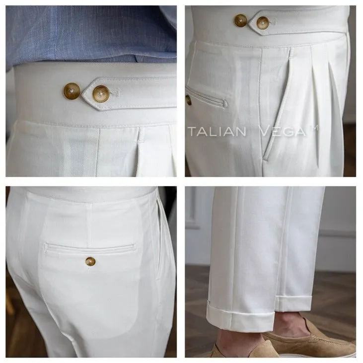 Classic Buttoned Formal Gurkha Pants by ITALIAN VEGA®