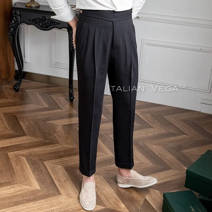 Classic Buttoned Formal Gurkha Pants by ITALIAN VEGA®