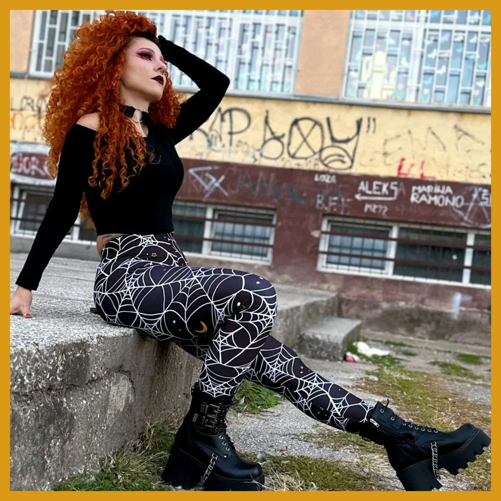 Cosmic Web High Waist Leggings