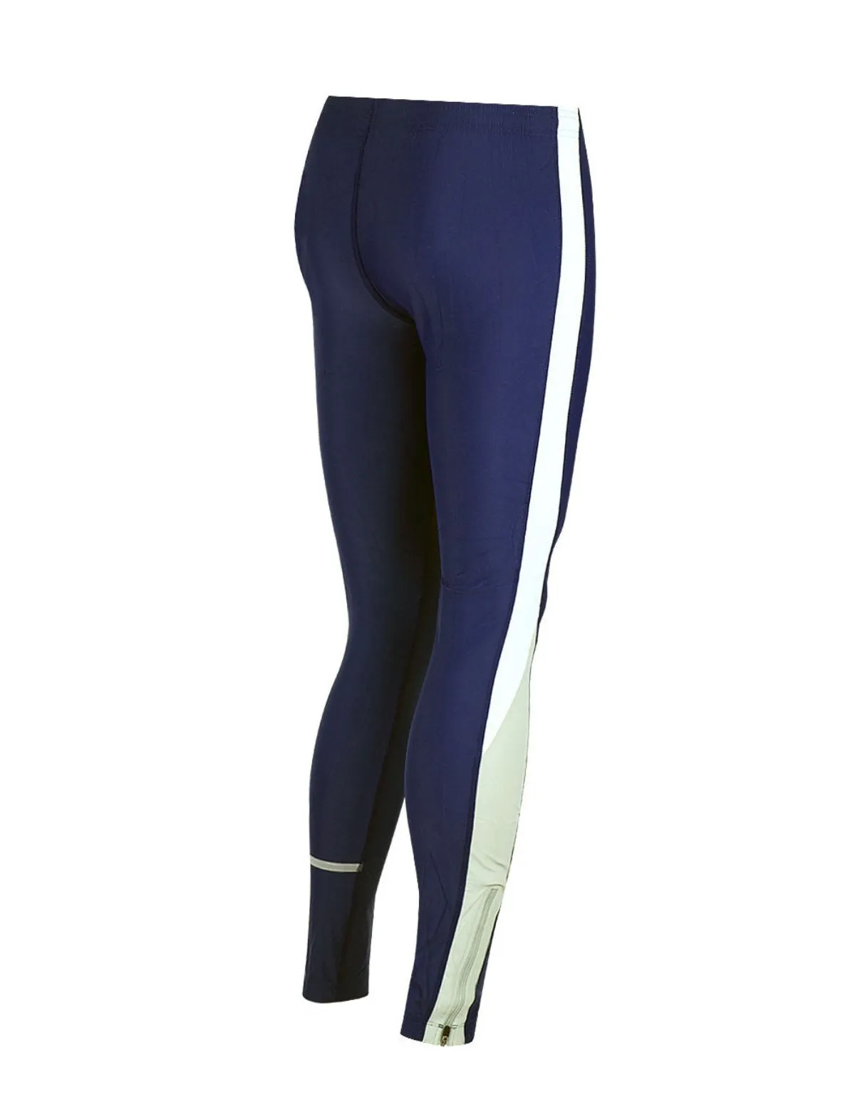 Damen Laufhose Tight Lang Blau