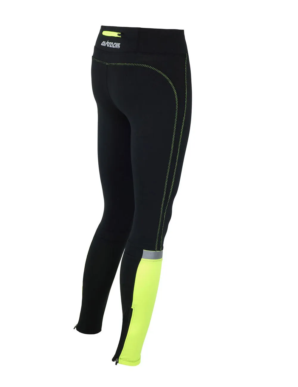 Damen Laufhose Tight Lang Neon Setprodukt