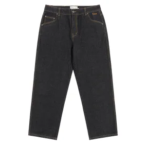 Dime Classic Relaxed Denim Pants: Black Washed