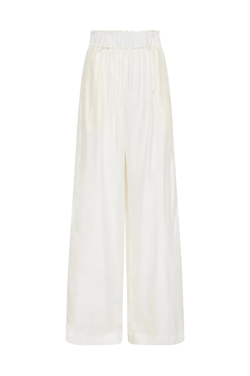 Draped pull-on pant