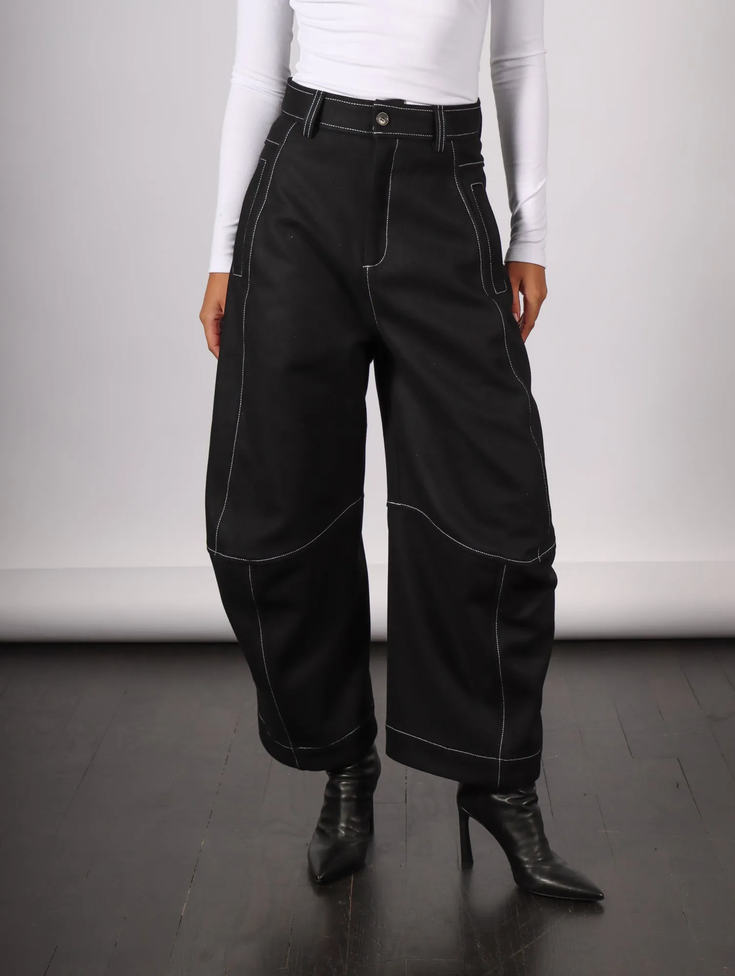 Dusk Pants in Black by Henrik Vibskov