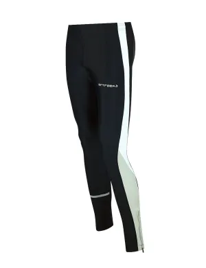 Herren Laufhose Tight Lang Schwarz Setprodukt