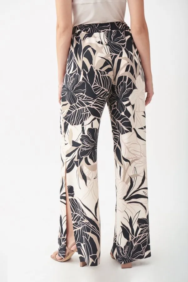 Joseph Ribkoff Tropical Wide Leg Pants