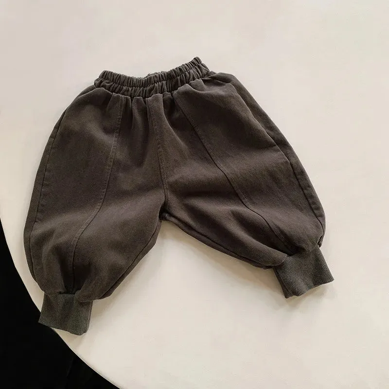 Loose Solid Casual Harem Pants