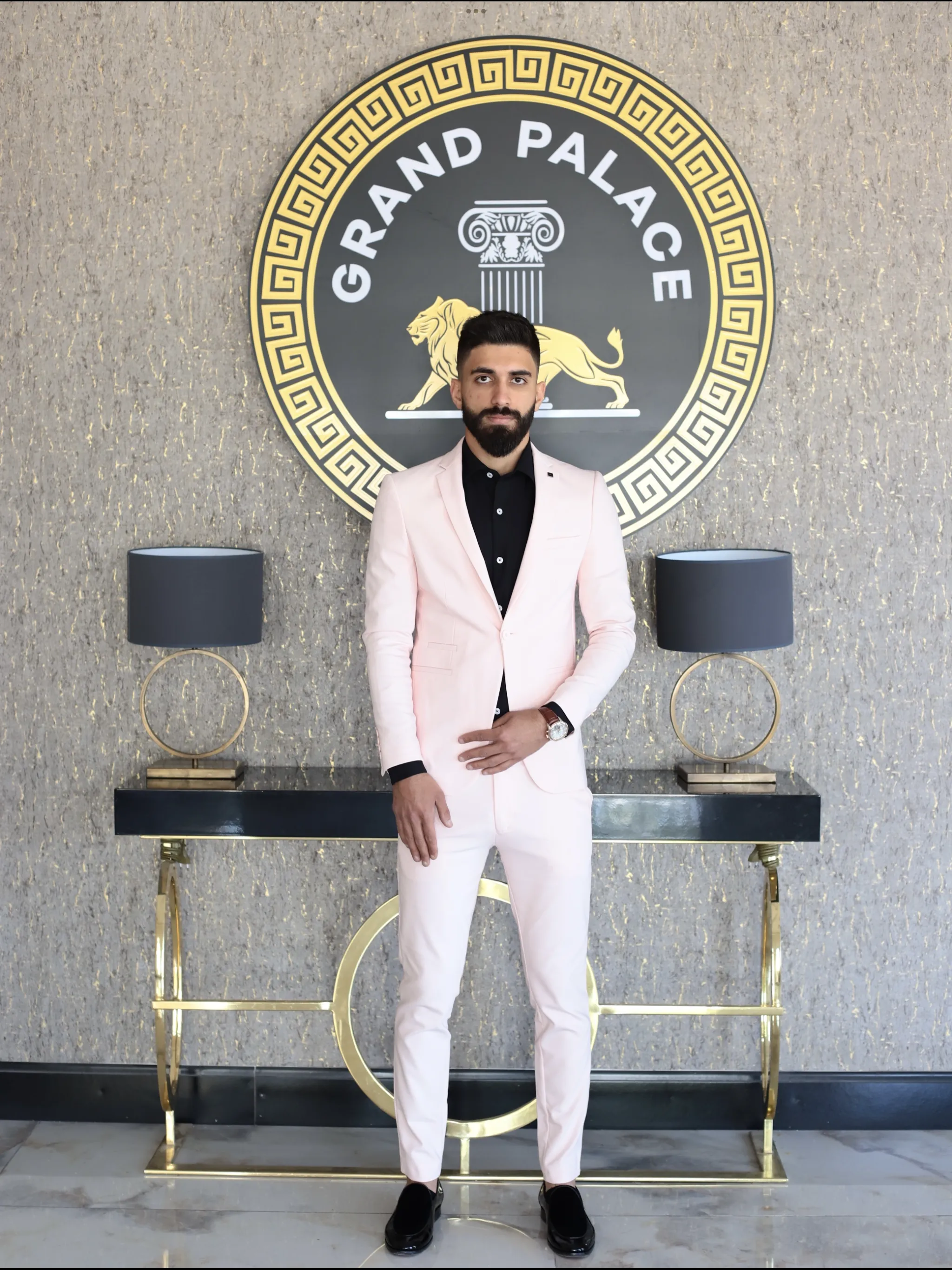 Men’s Extra Slim fit Soft Pink Suit | Premium Stretch