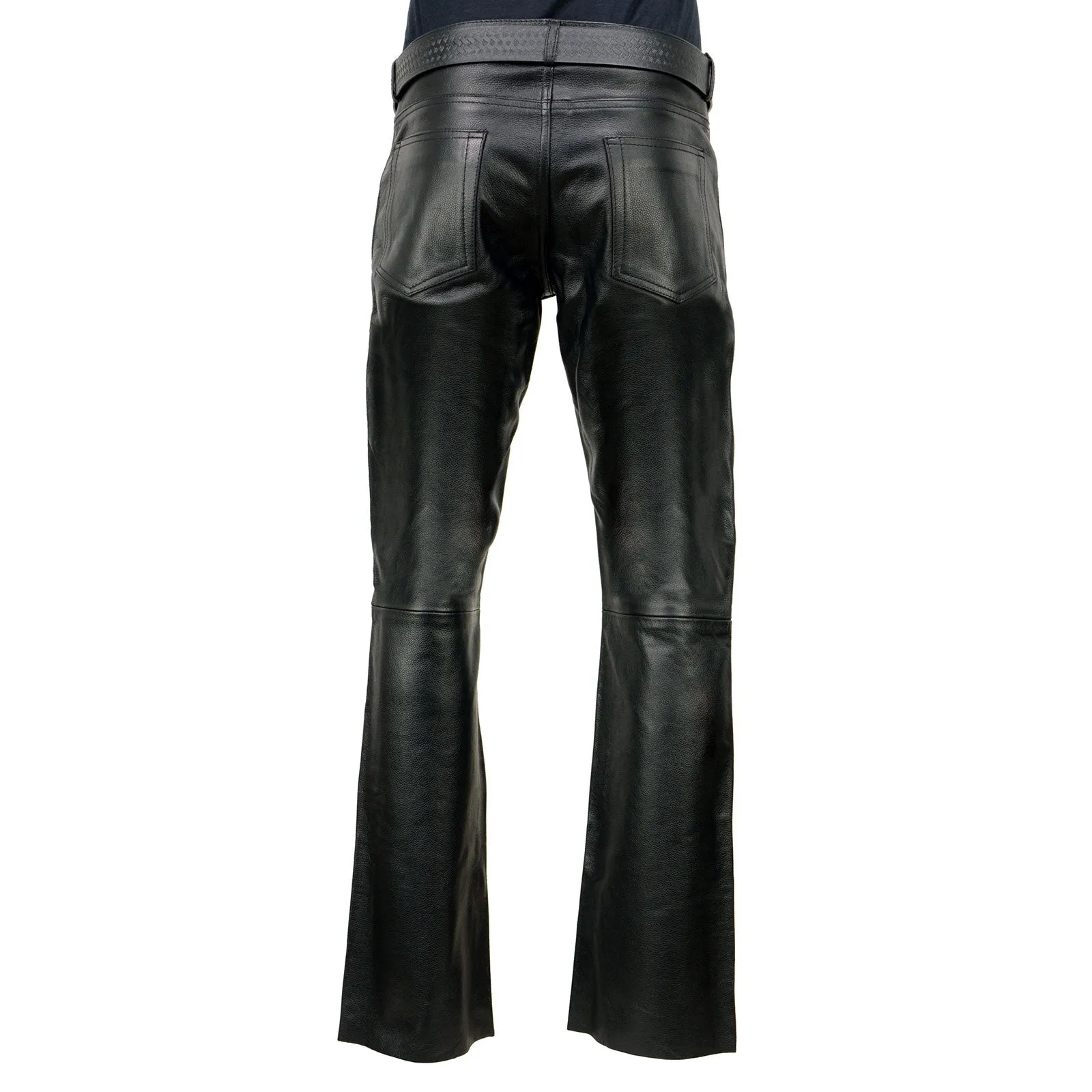 Milwaukee Leather | Classic Fit 5 Pocket Leather Pants for Men -