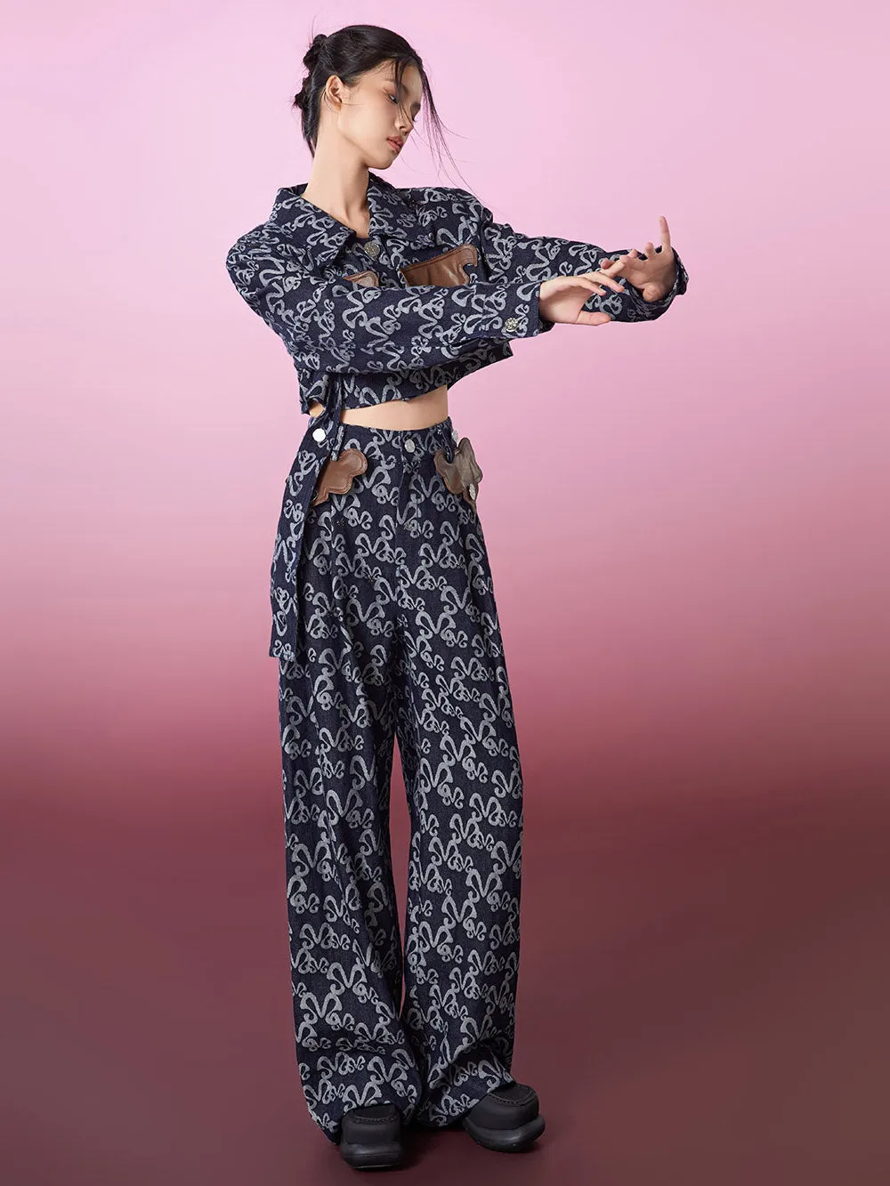 MUKZIN Loose Printed Versatile High Qquality Fashionable Pants