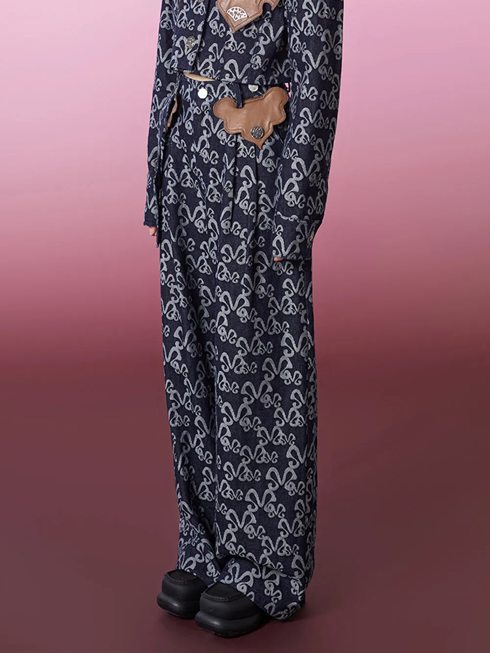 MUKZIN Loose Printed Versatile High Qquality Fashionable Pants