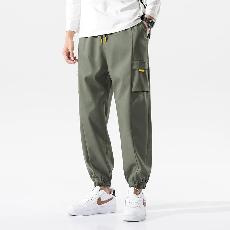 Overalls Mens Trendy Brand Harem Pants Sports Feet Nine-point Beam Feet Casual Pants