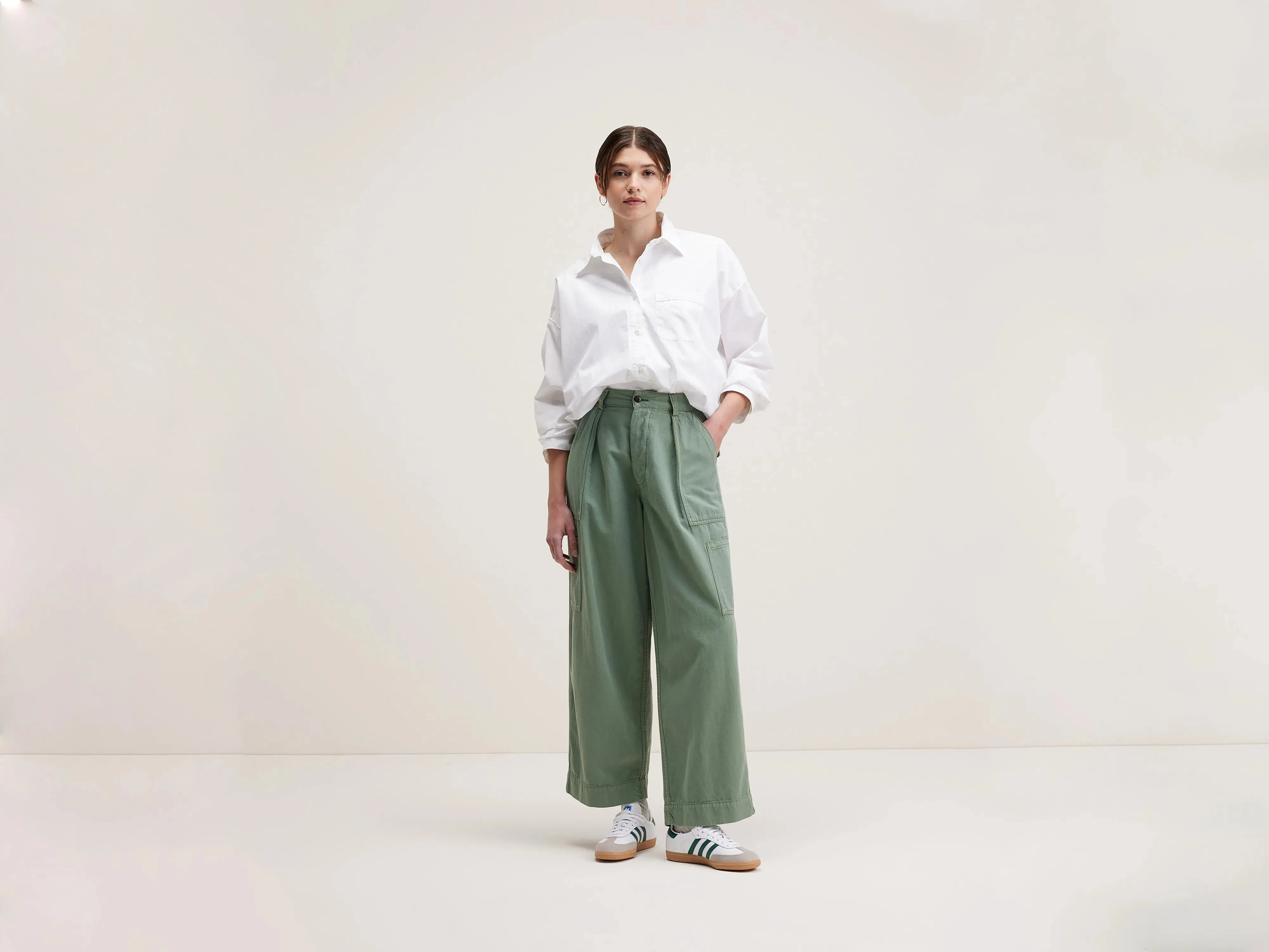 Pepin cargo trousers (242 / W / EUCALYPTUS)