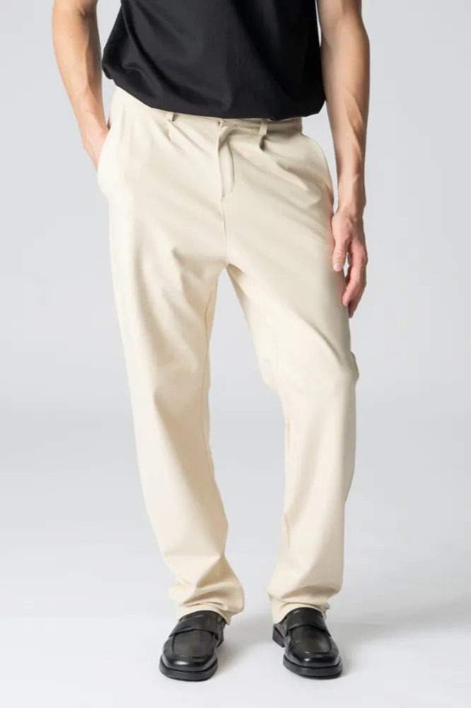 Performance Pants Wide - Beige