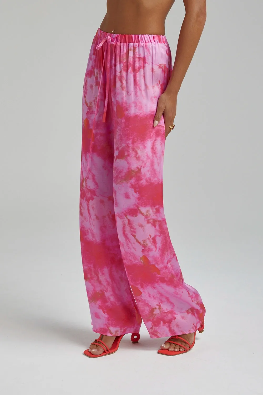 SUMMI SUMMI |RELAXED PANTS |HIBISCUS