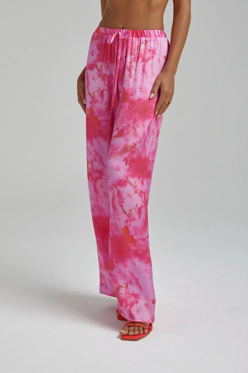 SUMMI SUMMI |RELAXED PANTS |HIBISCUS