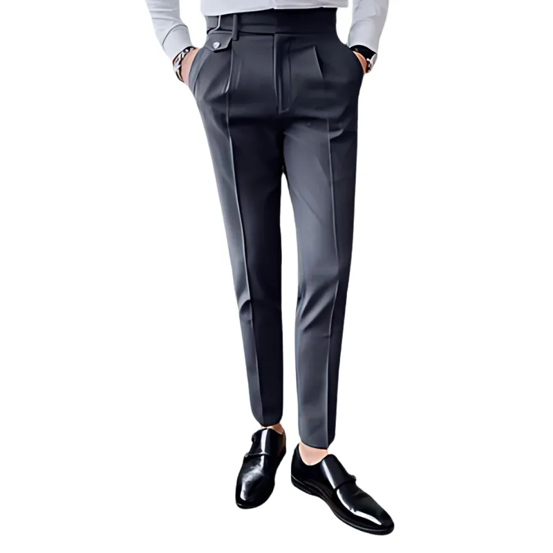 Tailored Pleated Trousers for Men