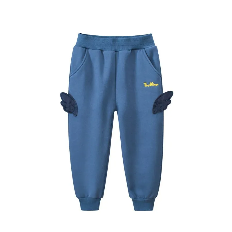 Toddler/Kid Boy's 3 Colors Tiny Wing Design Sweatpants