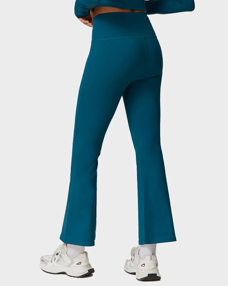 V-Cross Waist Active Flare Pants