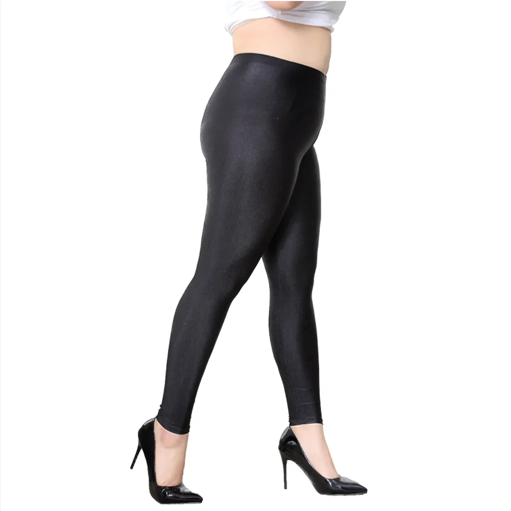 women's leggings casual leggings  high stretch  pants Plus-Size Stretch  Leggings